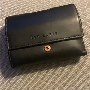 Ted Baker Wallet, Black Leather
